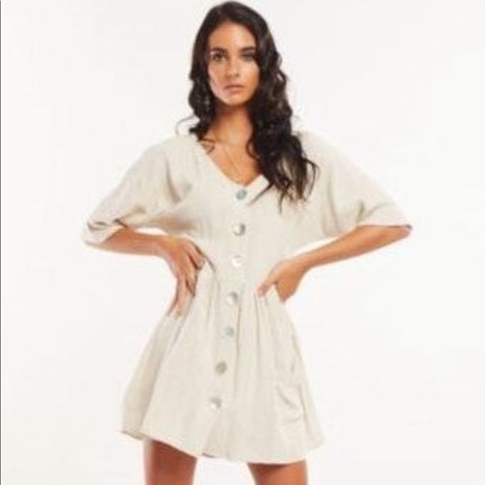 Peppermayo beige dress